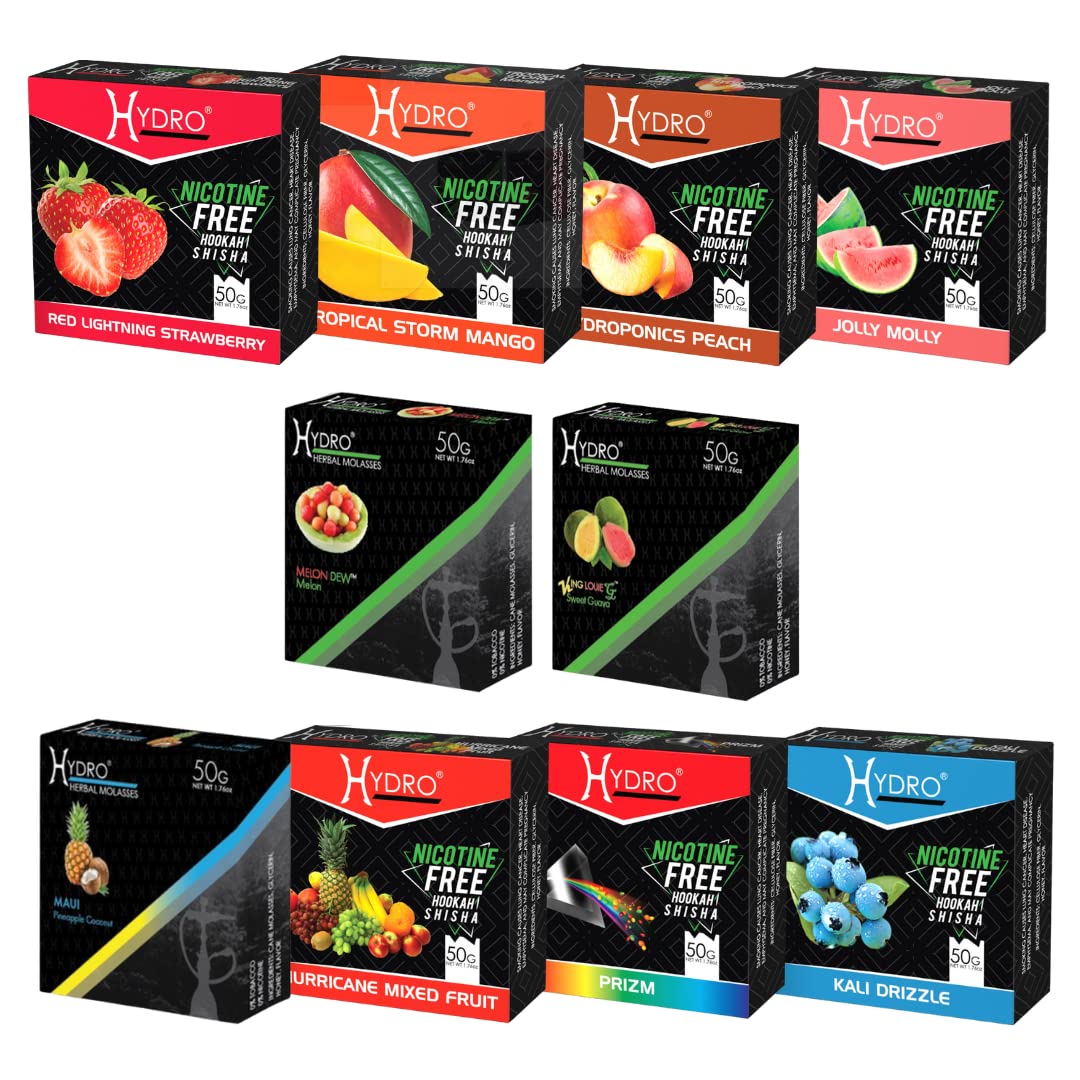 Algopix Similar Product 8 - Hydro Herbal Hookah Shisha  50g X 10