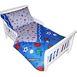 Algopix Similar Product 8 - Navy Blue Crayola Sports Twin Comforter