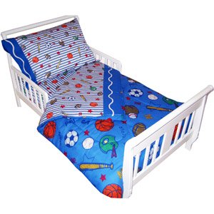 Algopix Similar Product 13 - Navy Blue Crayola Sports Twin Comforter