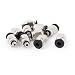 Algopix Similar Product 9 - uxcell 10 Pcs 5mm Male Thread 435mm