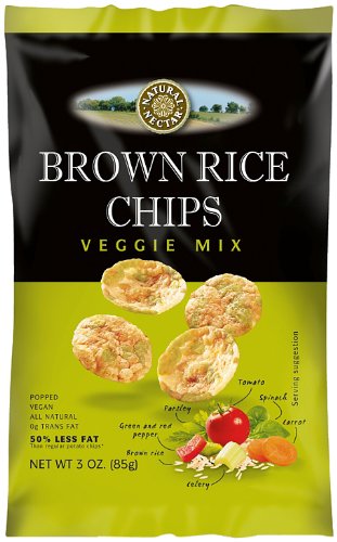 Algopix Similar Product 14 - Natural Nectar Brown Rice Chips Veggie