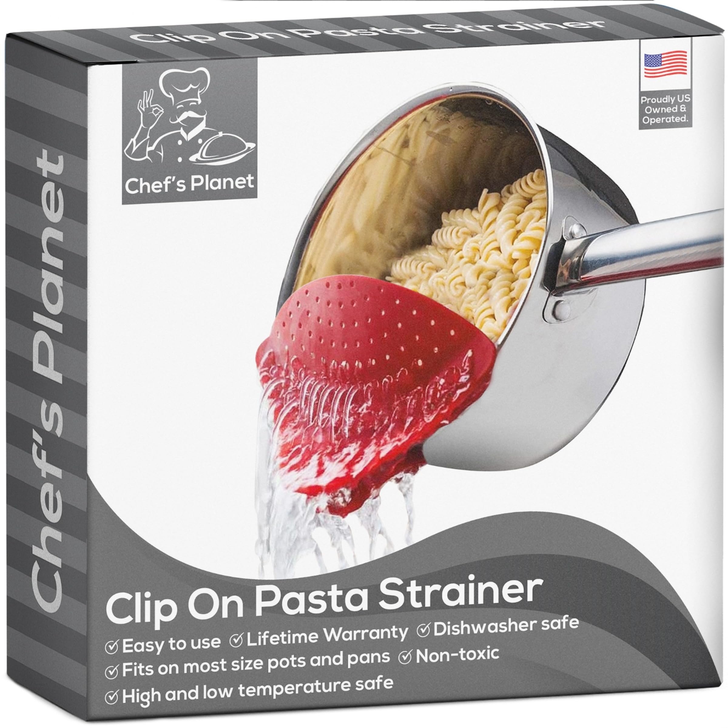 Algopix Similar Product 3 - Chefs Planet Strainer  Pasta