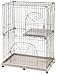Algopix Similar Product 17 - IRIS 2-Tier Wire Pet Cage, Gray