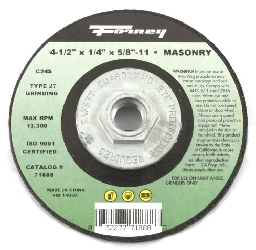 Algopix Similar Product 6 - Forney 71888 Grinding Wheel with