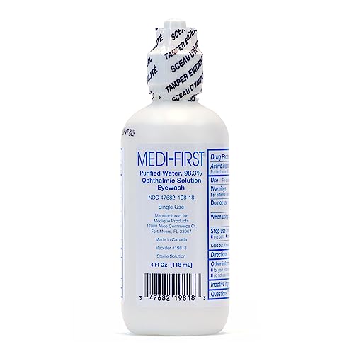 Algopix Similar Product 2 - MediFirst 19818 Eyewash Eye Rinse and