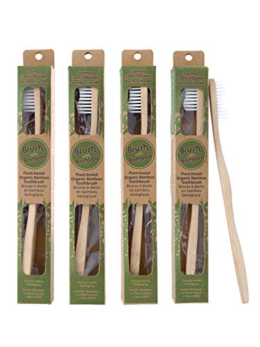 Algopix Similar Product 12 - Brush with Bamboo Toothbrush with