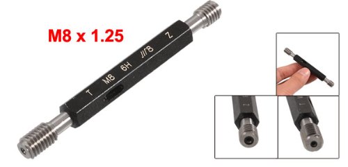 Algopix Similar Product 15 - uxcell M8 x 125 6H Metric Steel Double