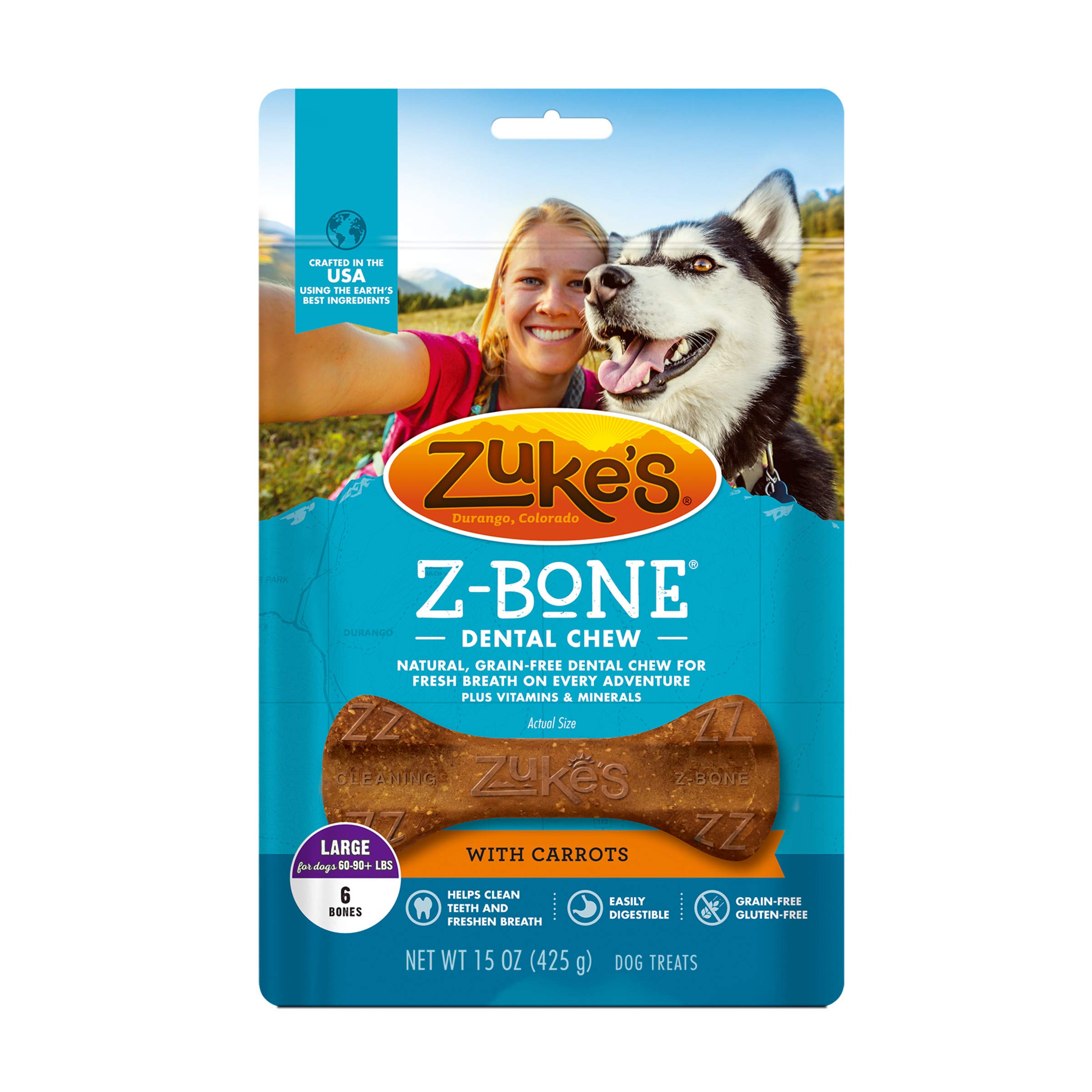 Algopix Similar Product 1 - Zukes Large ZBone Grain Free Dental