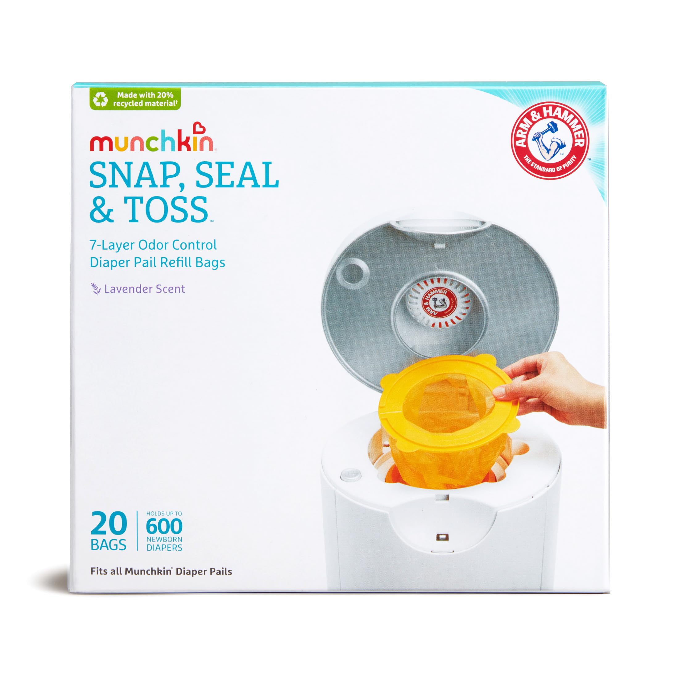 Algopix Similar Product 4 - Munchkin Arm  Hammer Diaper Pail