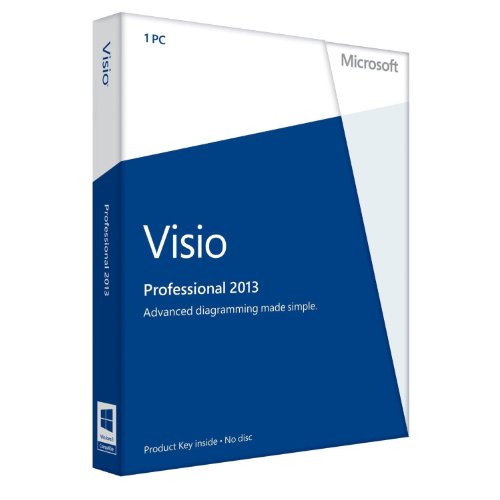 Algopix Similar Product 14 - Microsoft Visio Pro 2013 Key Card No
