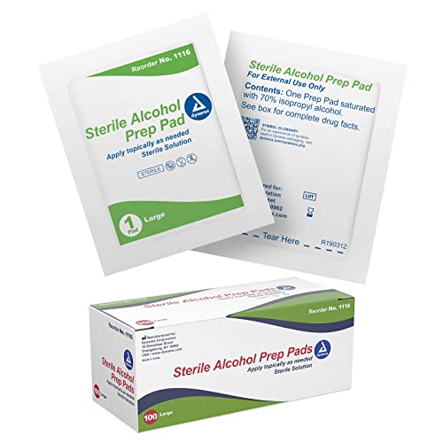 Algopix Similar Product 2 - Dynarex Alcohol Prep Pad Sterile 100