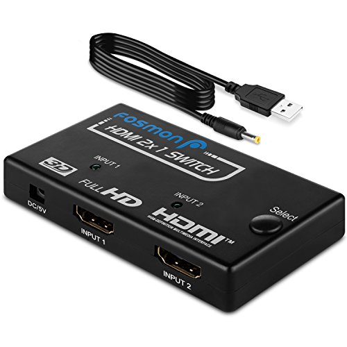 Algopix Similar Product 8 - Fosmon HD1833 2Port HDMI Switch  Mini