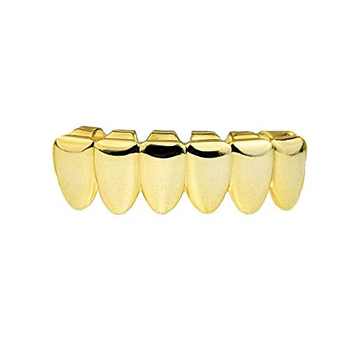 Algopix Similar Product 9 - GoldTone Bottom Row Hip Hop Bling