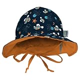 Algopix Similar Product 13 - My Swim Baby Sun Hat Navy Sea Friends