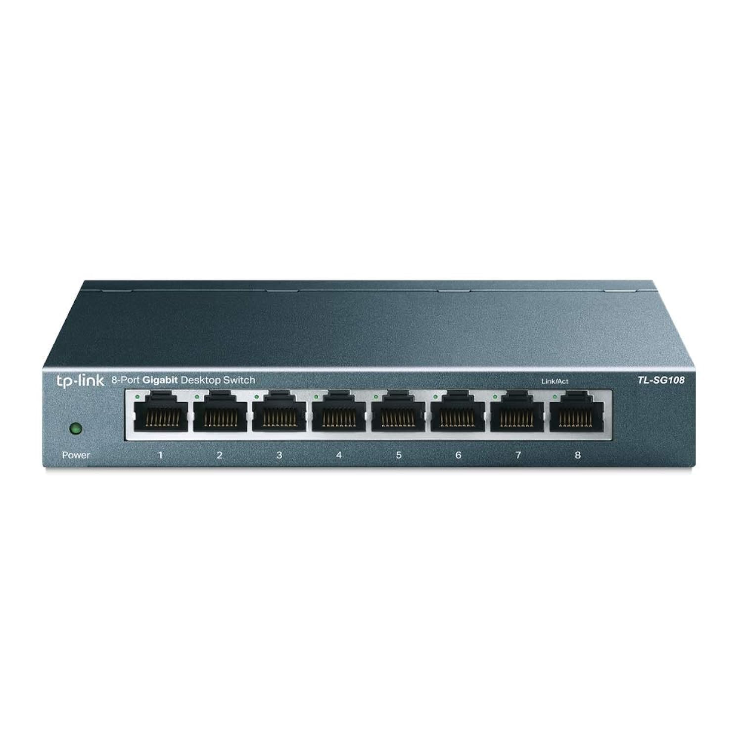 Algopix Similar Product 1 - TPLink TLSG108 8 Port Gigabit