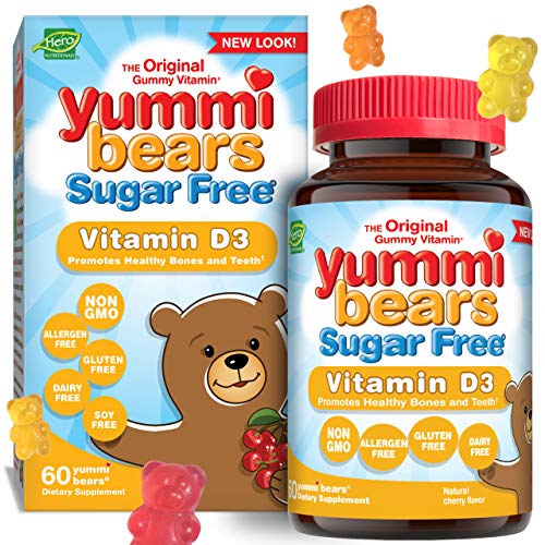Algopix Similar Product 19 - Yummi Bears Sugar Free Vitamin D3 Gummy