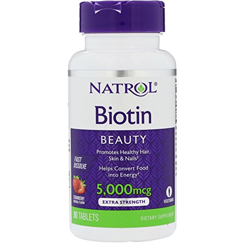 Algopix Similar Product 17 - Natrol Biotin 5000 Mcg Fast Dissolve