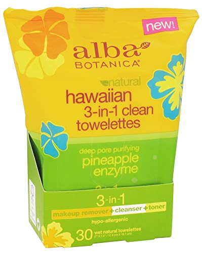 Algopix Similar Product 8 - Alba botanica Hawaiian towelettes3in1