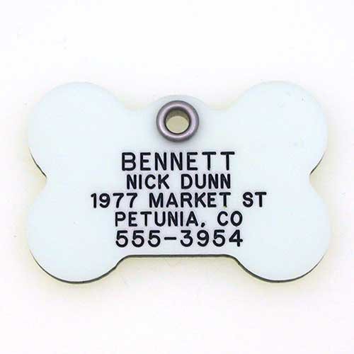 Algopix Similar Product 2 - LuckyPet Pet ID Tag  Glow in The Dark