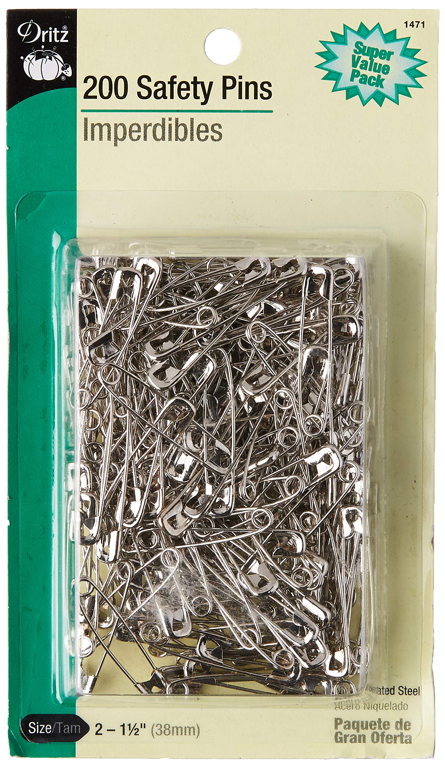 Algopix Similar Product 8 - Dritz 112 200 Count NickelPlated