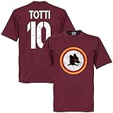 Algopix Similar Product 14 - Roma Vintage Crest with Totti 10 Tee 