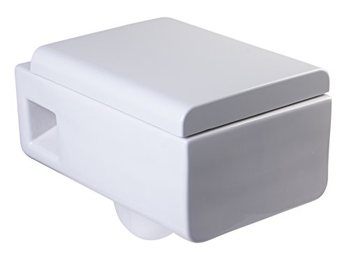 Algopix Similar Product 16 - EAGO WD333 Square Modern White Ceramic