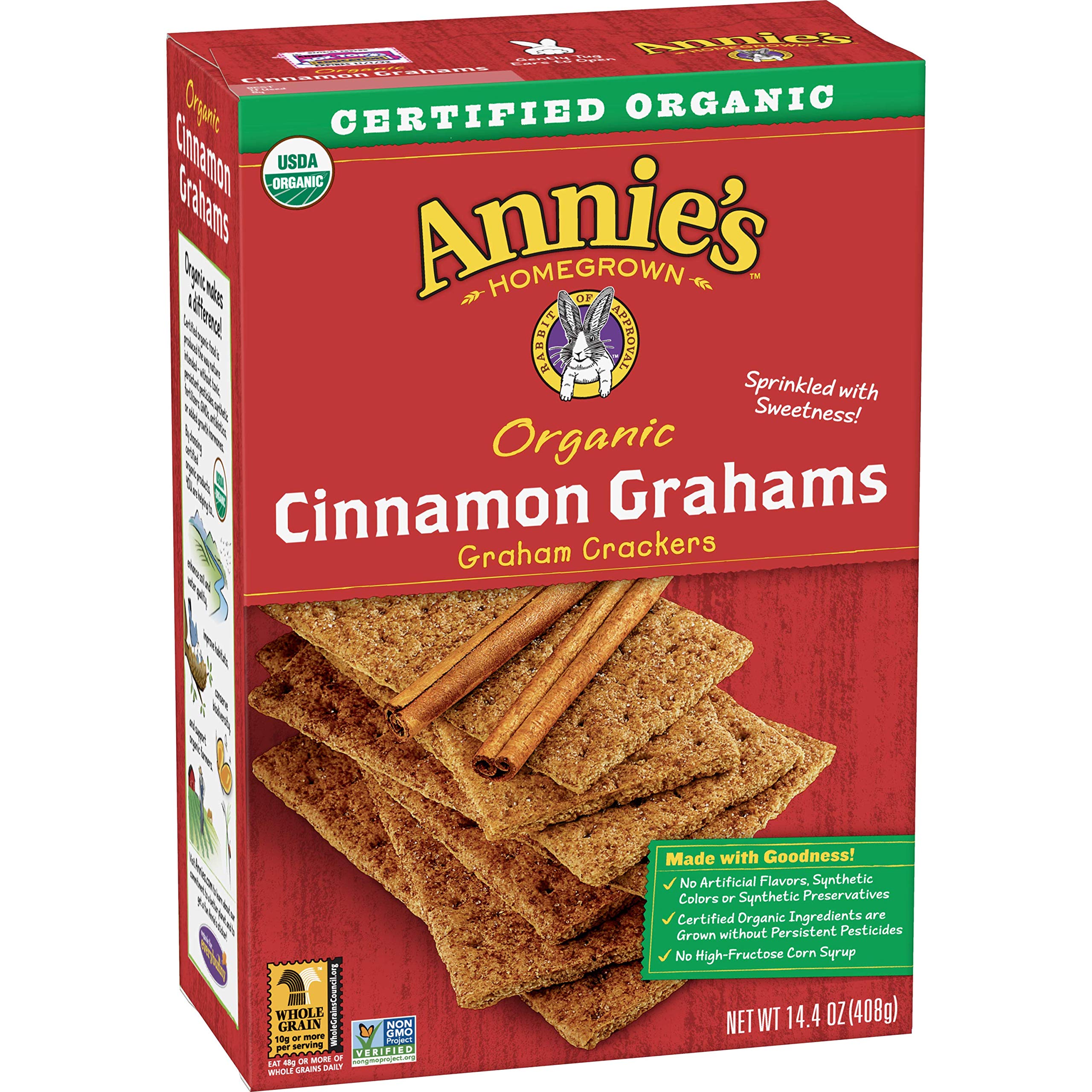 Algopix Similar Product 13 - Annies Organic Honey Graham Crackers