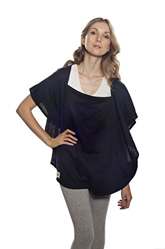 Algopix Similar Product 19 - Poncho Baby Nursing Cover, Oval, Blue