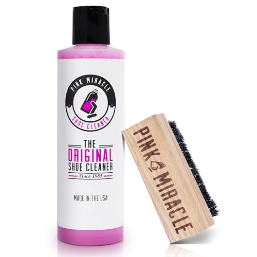 Algopix Similar Product 17 - Pink Miracle Shoe Cleaner Kit Bottle