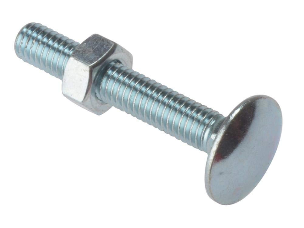 Algopix Similar Product 19 - Forgefix Carriage Bolt  Nut ZP M8 x