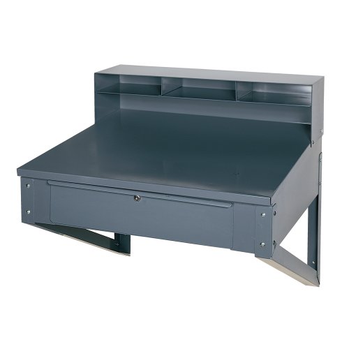Algopix Similar Product 1 - Edsal 650 Steel Wall Mounted Shop Desk