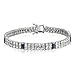Algopix Similar Product 7 - Bling Jewelry White and Blue CZ 2 Row
