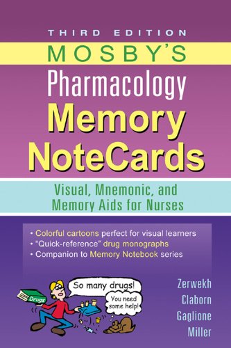 Algopix Similar Product 3 - Mosbys Pharmacology Memory NoteCards 