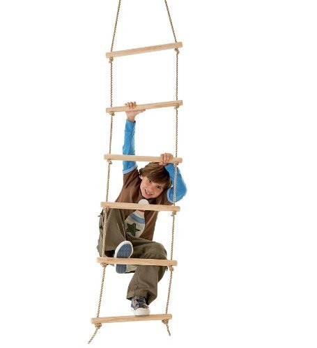 Algopix Similar Product 11 - Sturdy IndoorOutdoor Rope Ladder