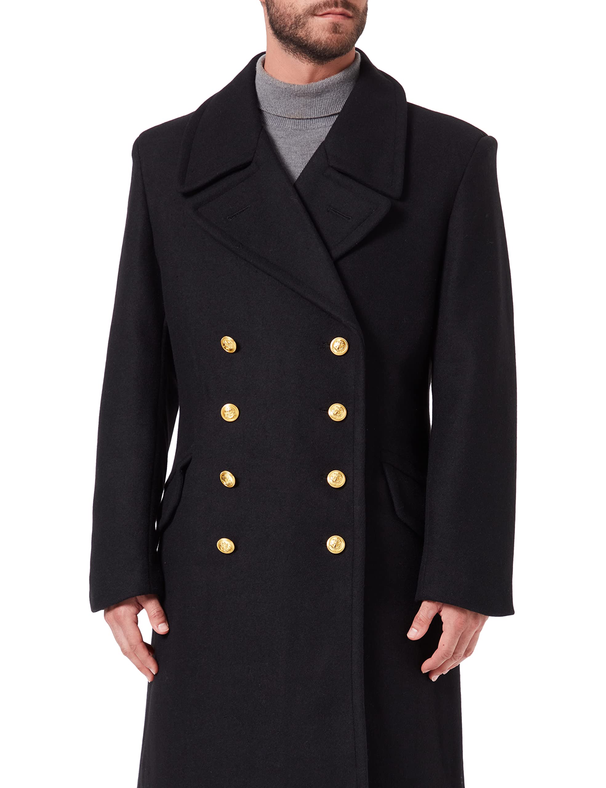 Algopix Similar Product 11 - MilTec Double Breasted Naval Great