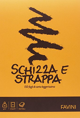 Algopix Similar Product 20 - Blocco Schizza e strappa Favini 21x297