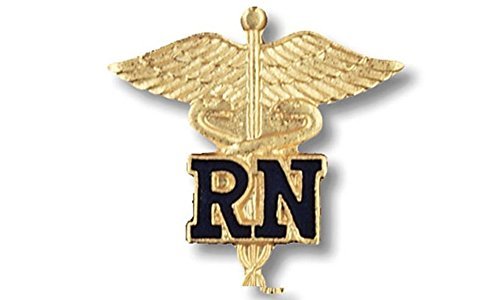 Algopix Similar Product 14 - EMI Rn Registered Nurse Emblem Pin