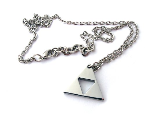 Algopix Similar Product 4 - Milkool Zelda Triforce Necklace 