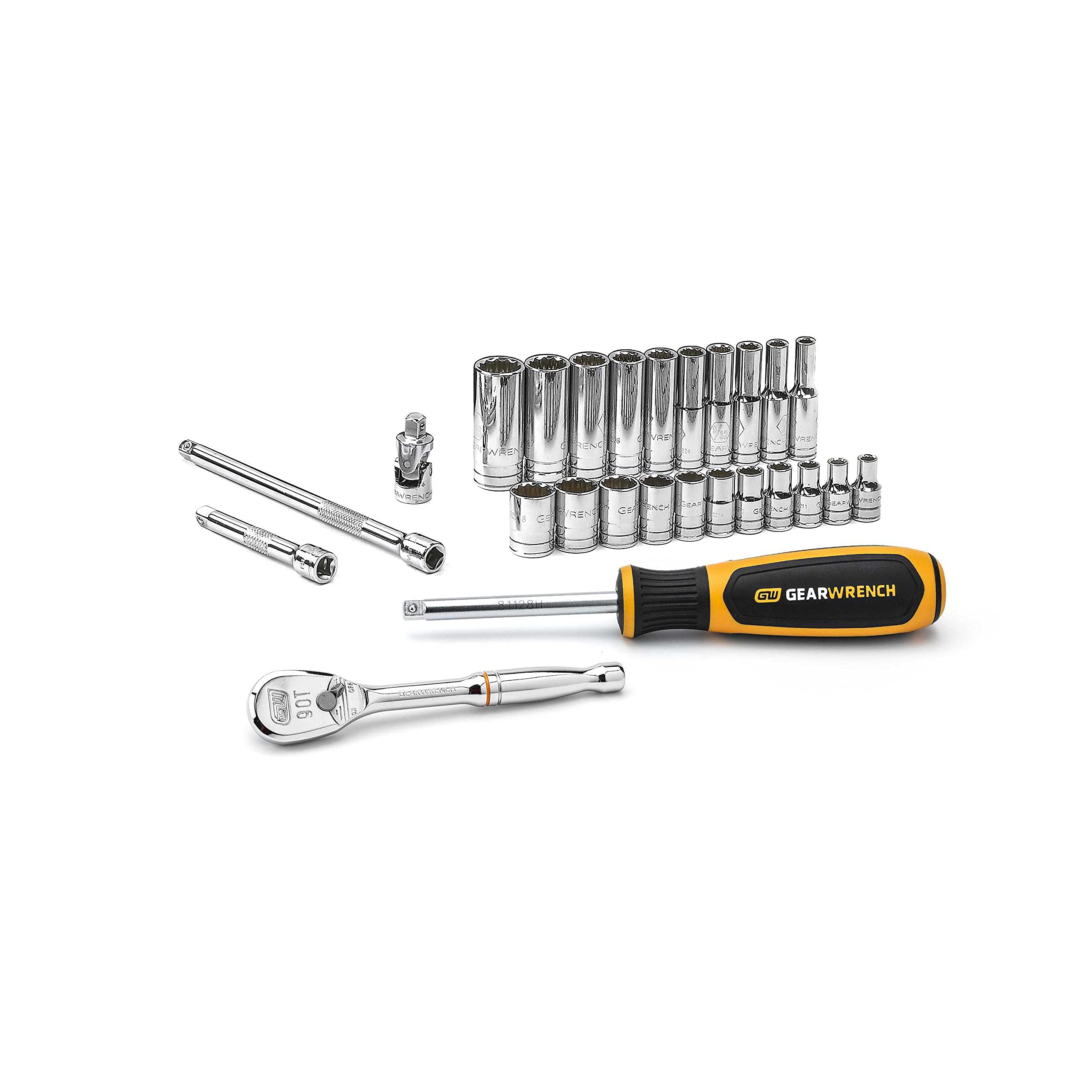 Algopix Similar Product 3 - GEARWRENCH 26 Pc 14 Drive 12 Pt