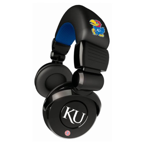Algopix Similar Product 12 - NCAA Kansas Jayhawks Pro DJ Headphones