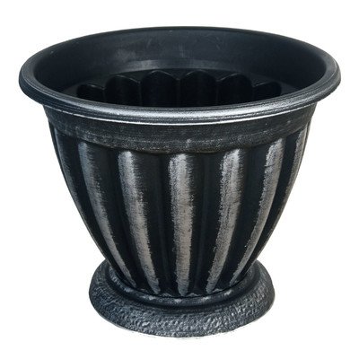 Algopix Similar Product 10 - Round Urn Planter Finish Black Size