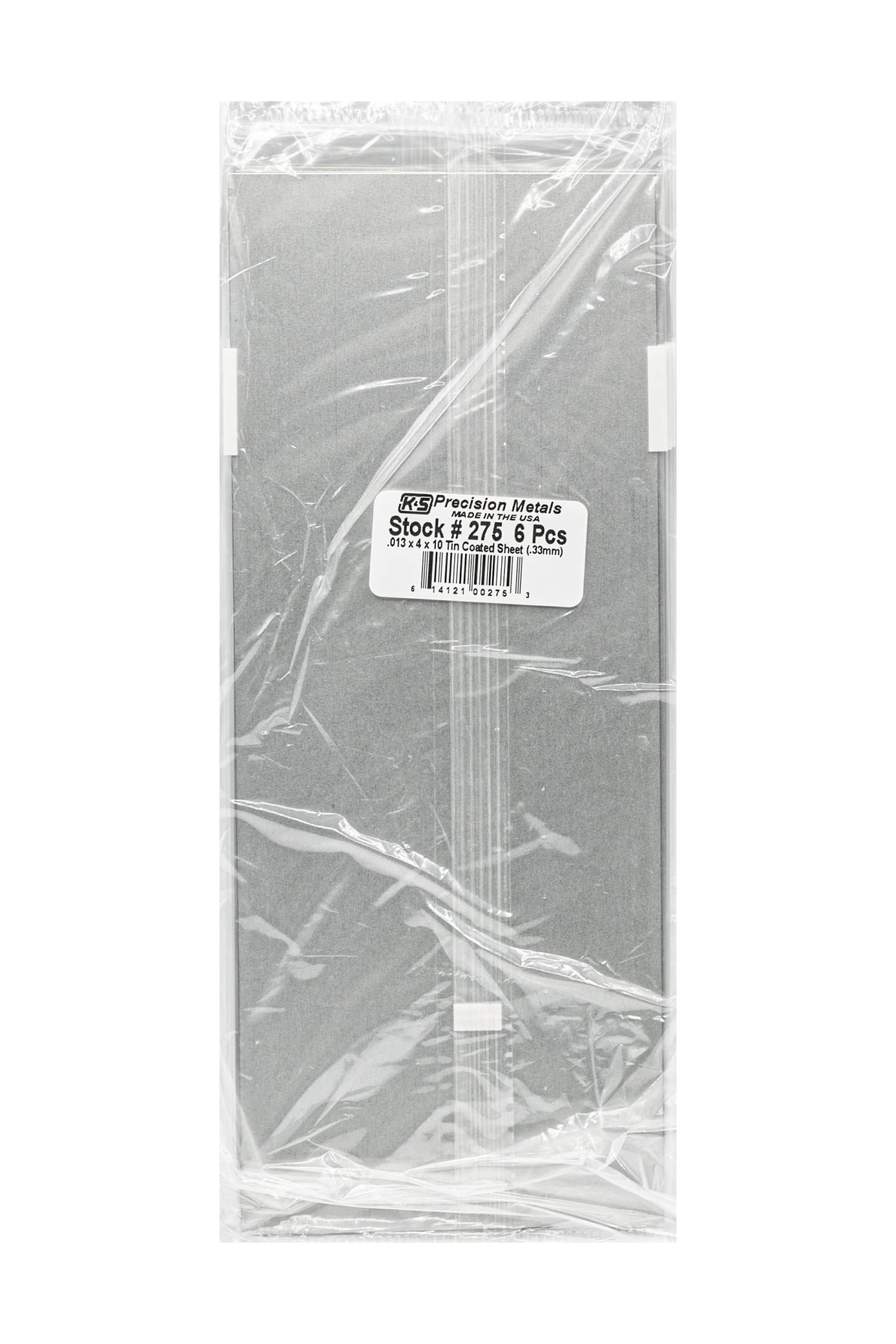 Algopix Similar Product 14 - KS 275 Tin Sheet 0013 Thick x 4