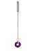 Algopix Similar Product 12 - Ouch! Leather Circle Tipped Crop, Purple