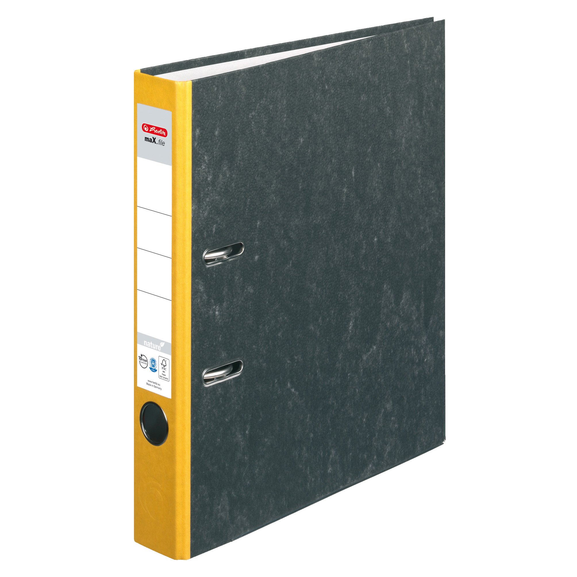 Algopix Similar Product 3 - Ordner maX. File Nature A4 5 cm Yellow