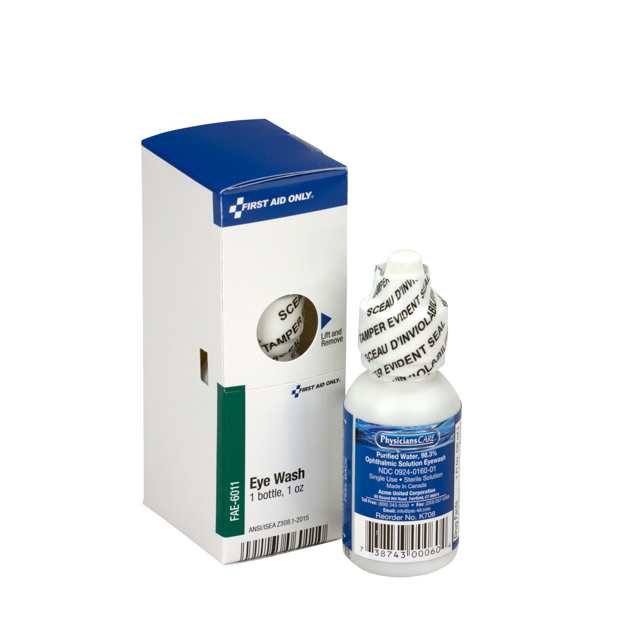Algopix Similar Product 11 - First Aid Only Eye Wash, 1 Fluid Ounce