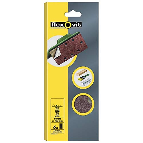 Algopix Similar Product 6 - Flexovit Orbital Sander Sheets 80g Pack
