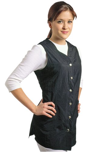 Algopix Similar Product 11 - Sleeveless Black Salon Smock XXXL