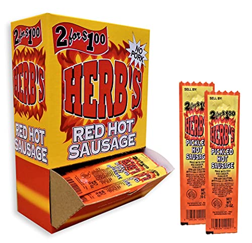 Algopix Similar Product 8 - Herb's Red Hot Sausage 50ct 2 for $1