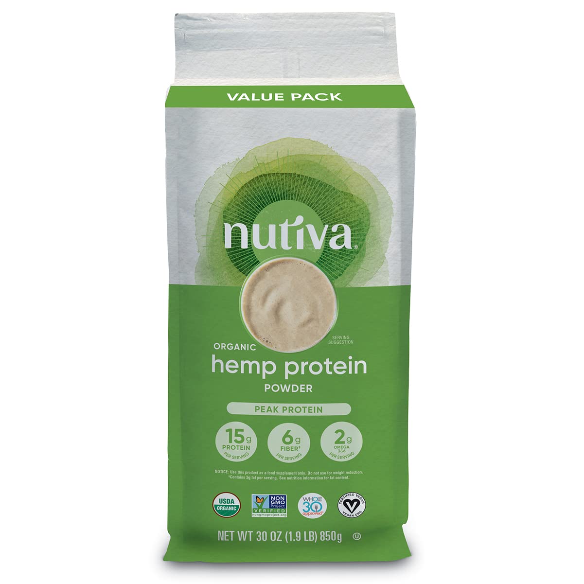 Algopix Similar Product 18 - Nutiva Organic ColdPressed Raw Hemp