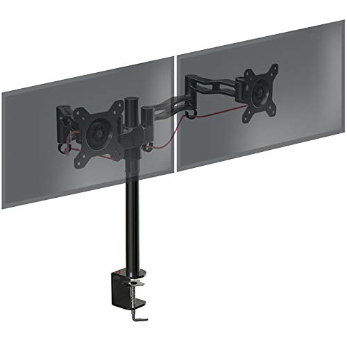 Algopix Similar Product 4 - Duronic Dual Monitor Arm Stand DM352 BK